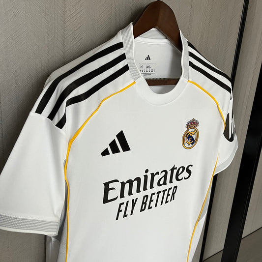 Men's Real Madrid 25-26 Home Soccer Jersey