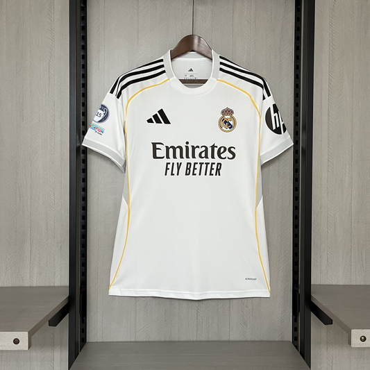 Men's Real Madrid 25-26 Home Soccer Jersey