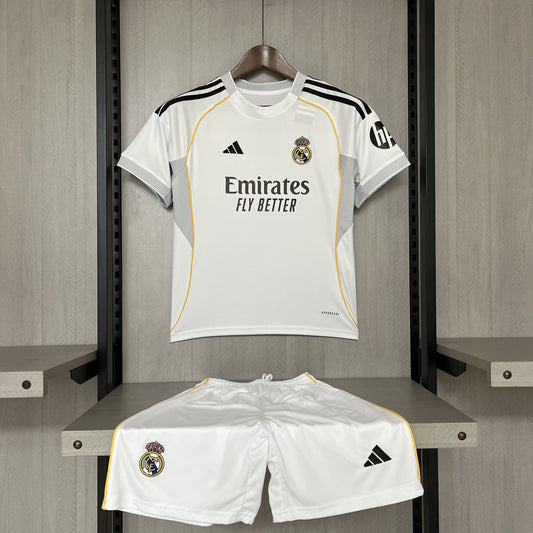 Kids Real Madrid 25-26 Home kit